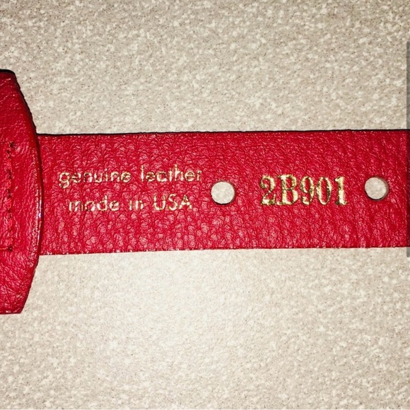 Vintage Oscar de la Renta woven leather belt - Picture 3 of 4